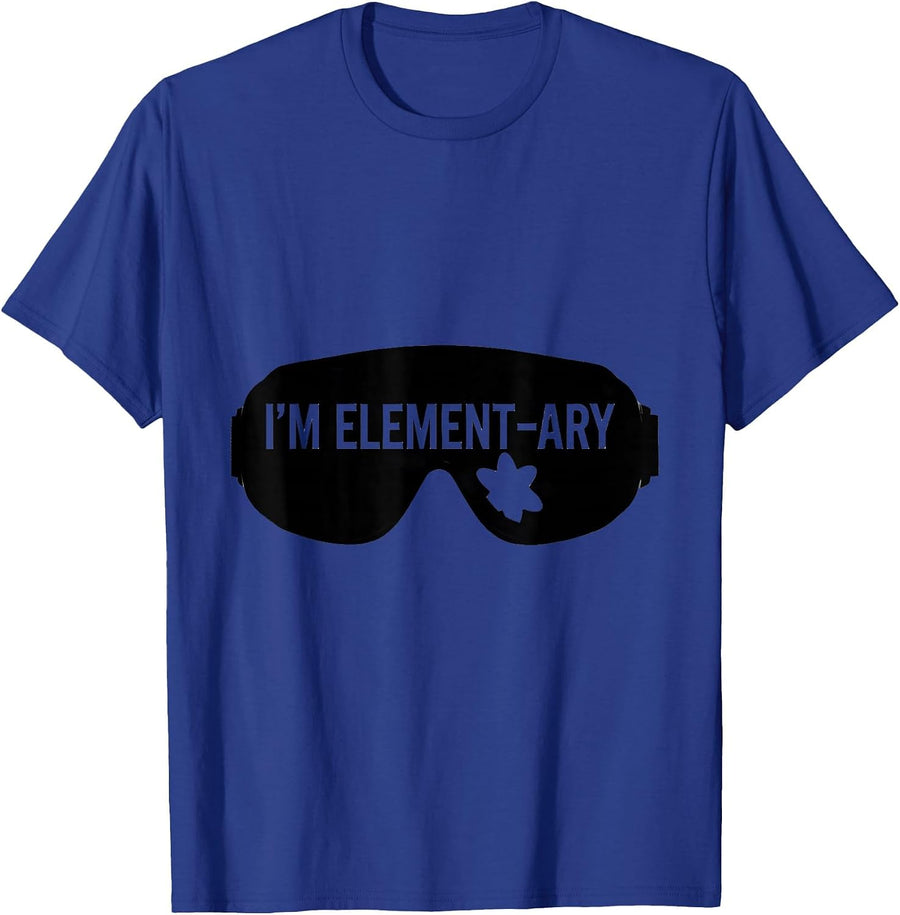 I'm Element-ary Funny Chemistry Science Teacher Gift T-Shirt - Royal Blue