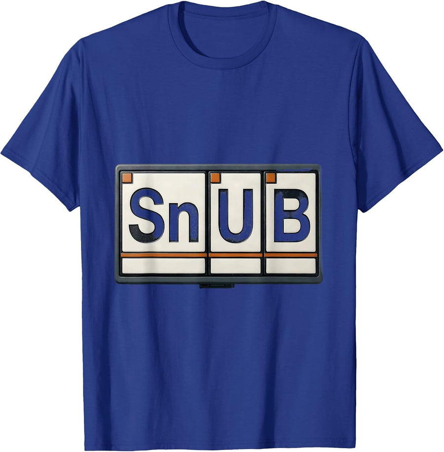 SnUB Nerdy Chemistry Pun Humor Science Enthusiast Gift T-Shirt - Royal Blue