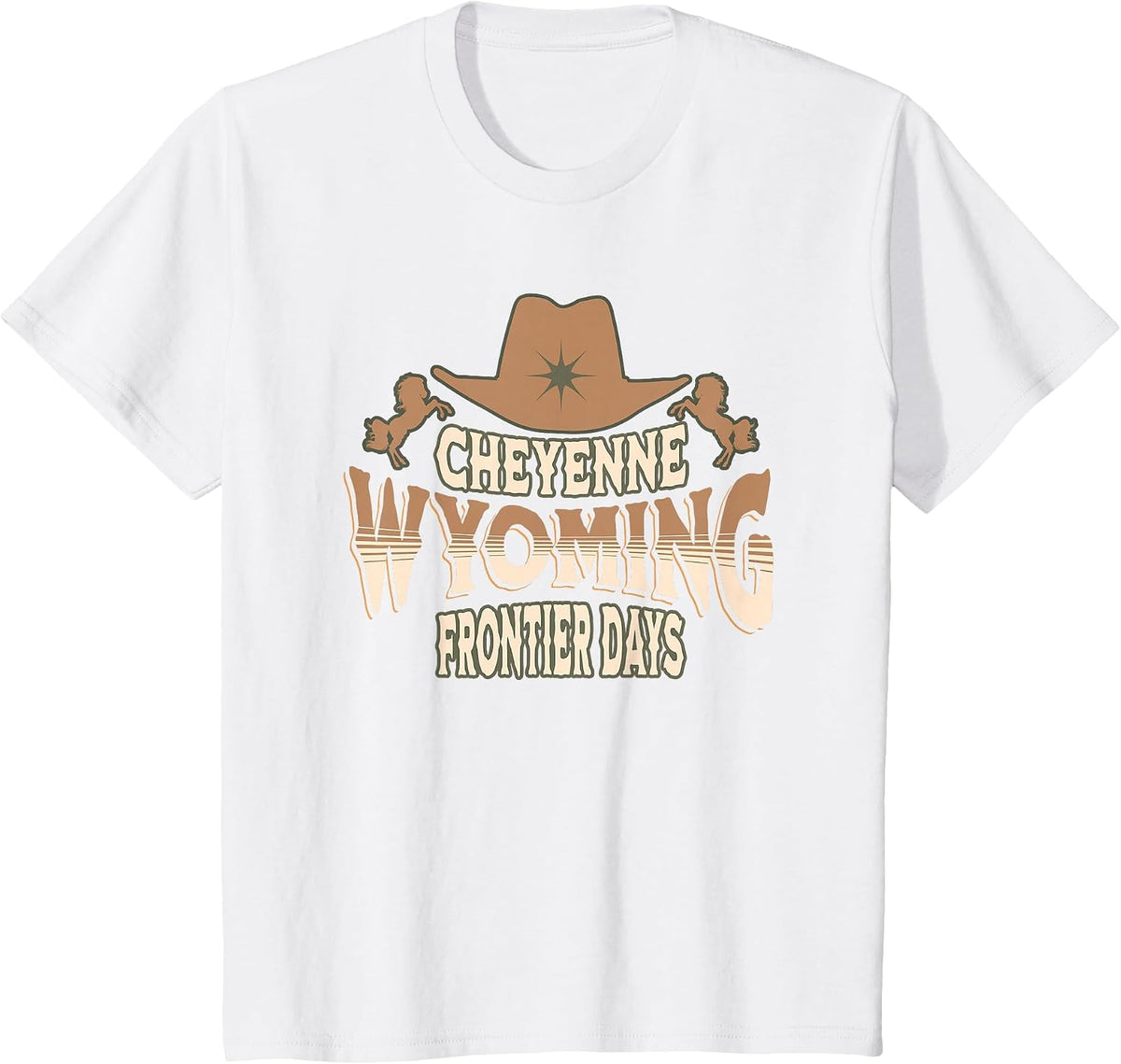 Cheyenne Wyoming Frontier Days T-Shirt - White