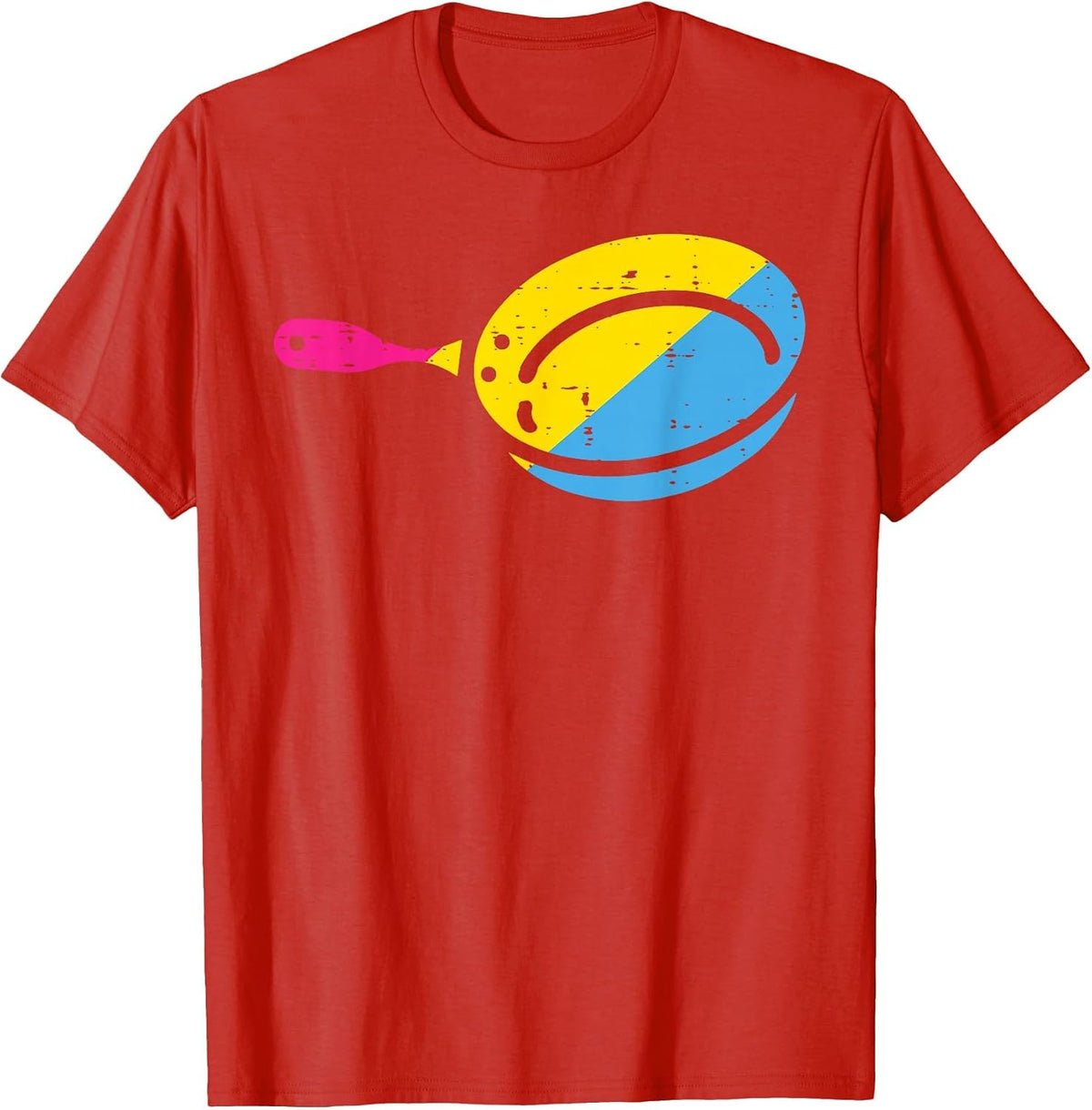 Pansexual Pan Pun Funny Pride Flag LGBT Humor Men Women Kids T-Shirt - Red