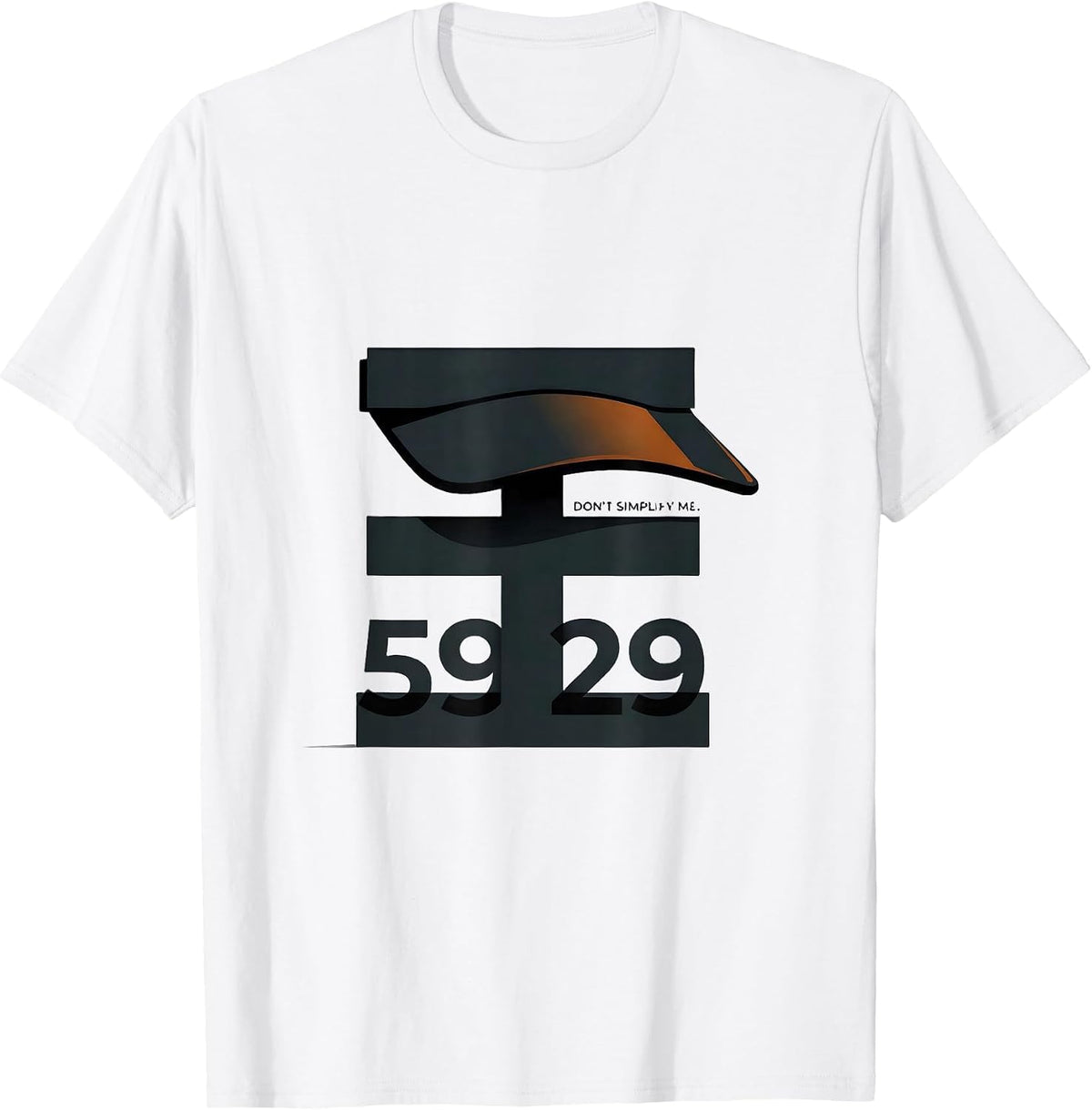 Men's √5929 Don't Simplify Me Math Teacher Birthday Gift For Age T-Shirt - White
