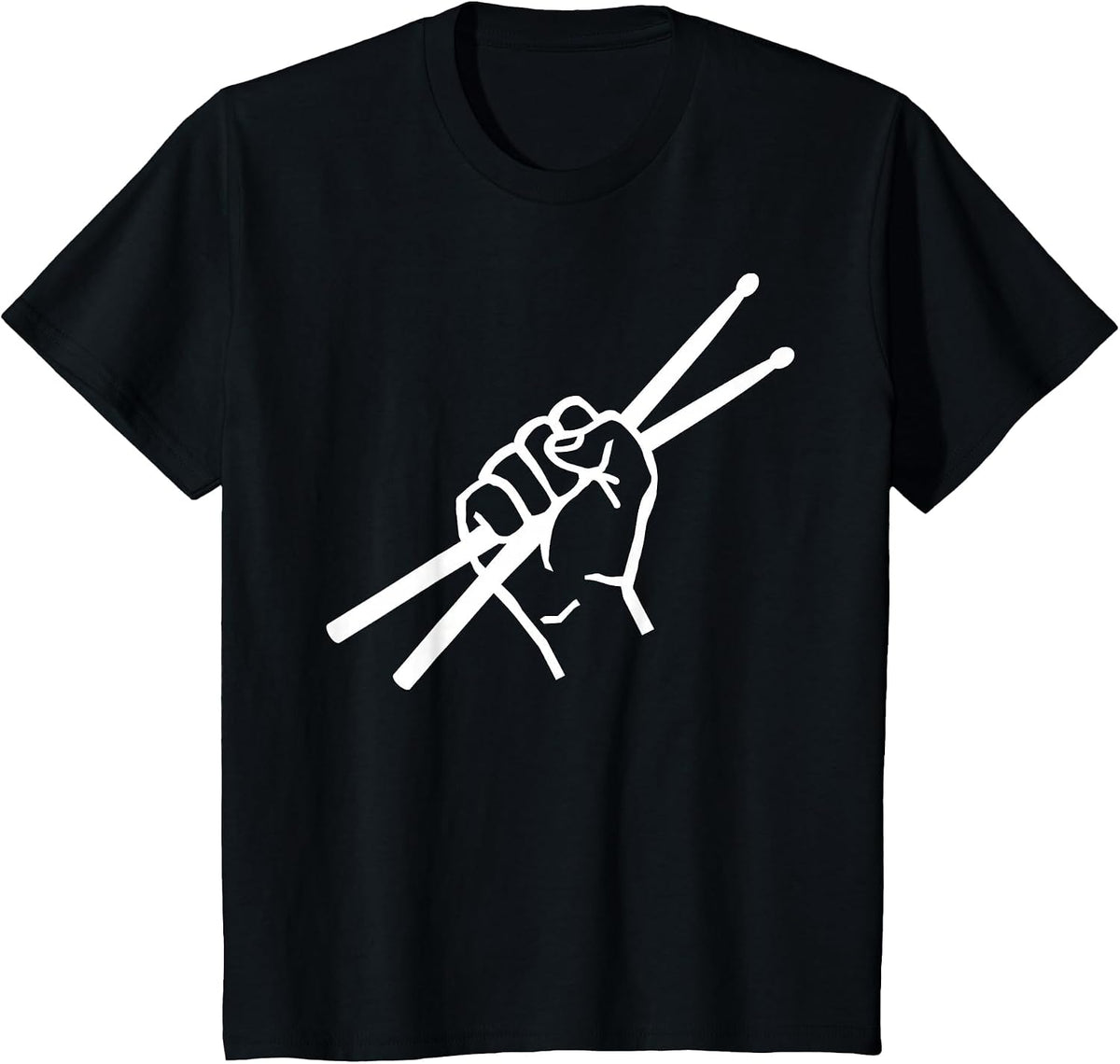 Drumsticks Drummer T-Shirt - Black