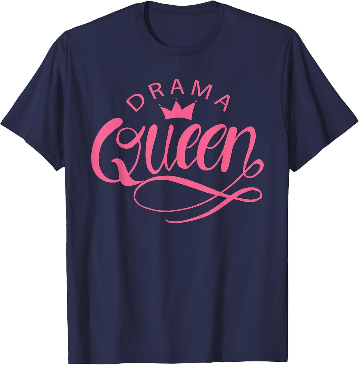 Drama Queen T-Shirt - Navy Blue