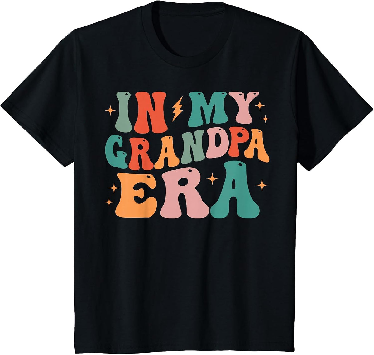 Groovy in My Grandpa Era T-Shirt - Black