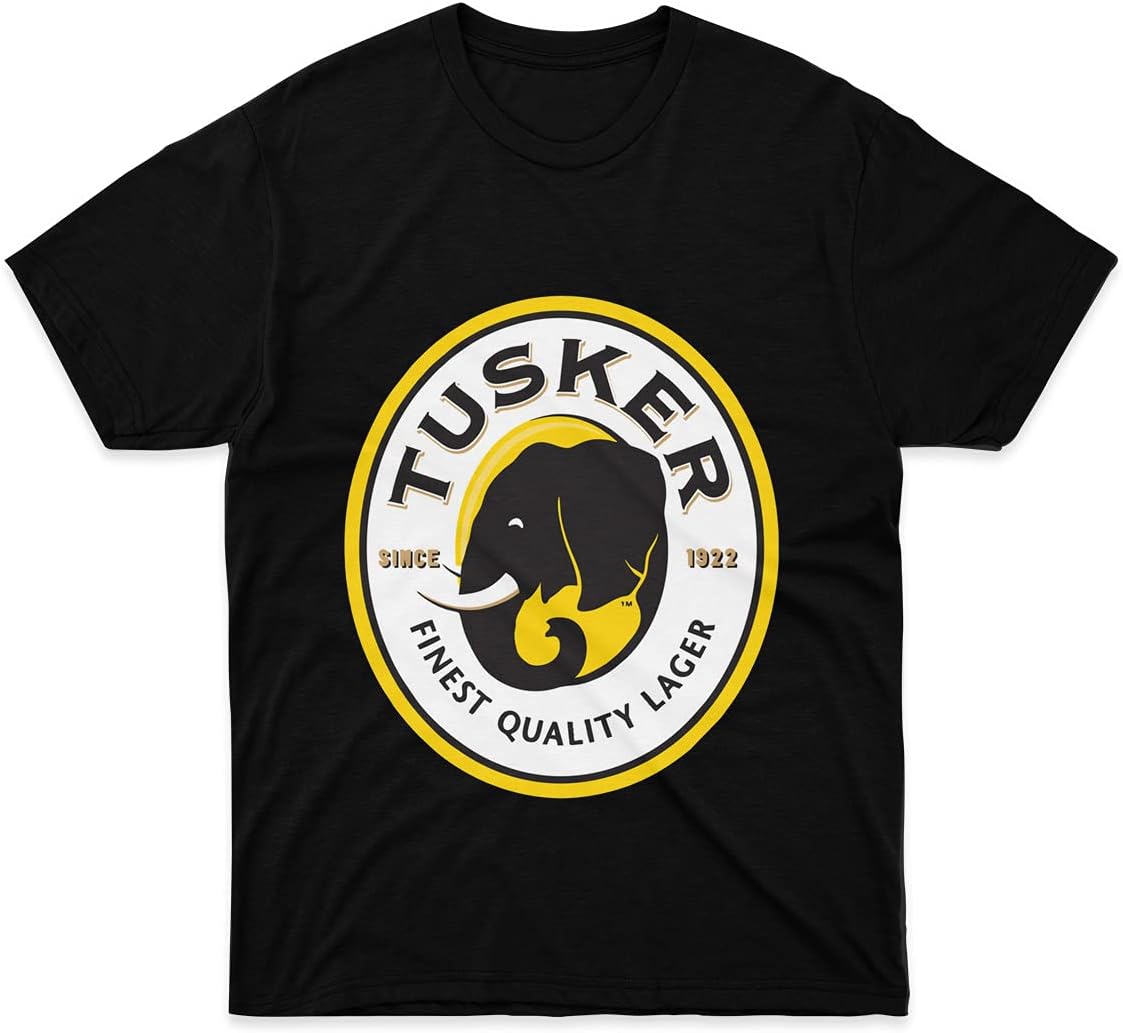Mens Womens Tshirt Tusker Lager Logo Shirts for Men Women Graphic Perfect Friends - As Pictured
