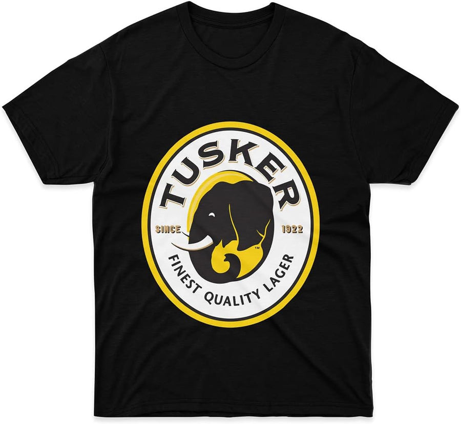 Mens Womens Tshirt Tusker Lager Logo Shirts for Men Women Graphic Perfect Friends - As Pictured