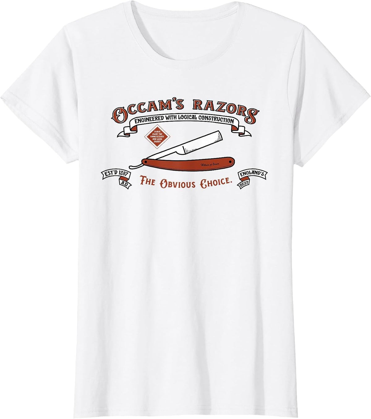 Occam's Razors - The Obvious Choice T-Shirt - White
