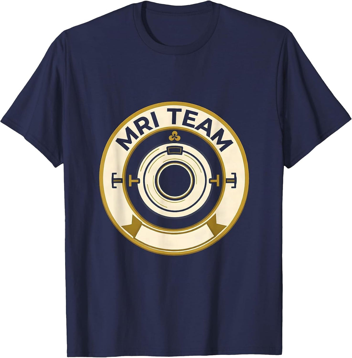 MRI Team Radiology Tech Rad Tech X-Ray Healthcare Worker T-Shirt - Navy Blue