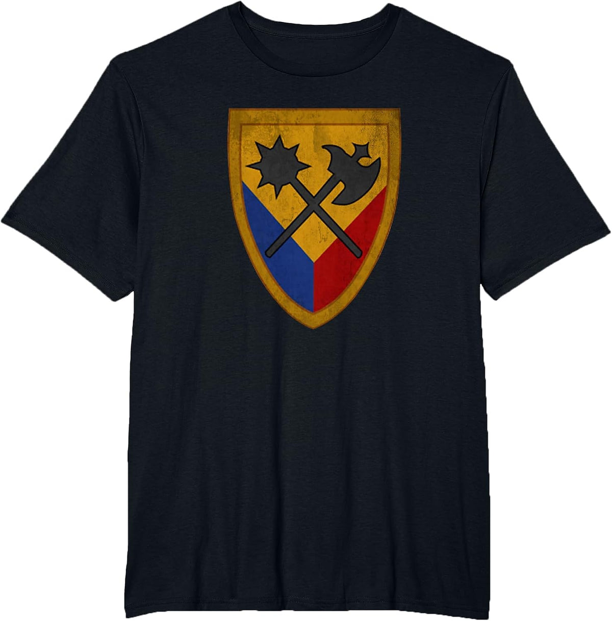 194th Armored Brigade Armor Cavalry Military Veteran Papa T-Shirt - Black