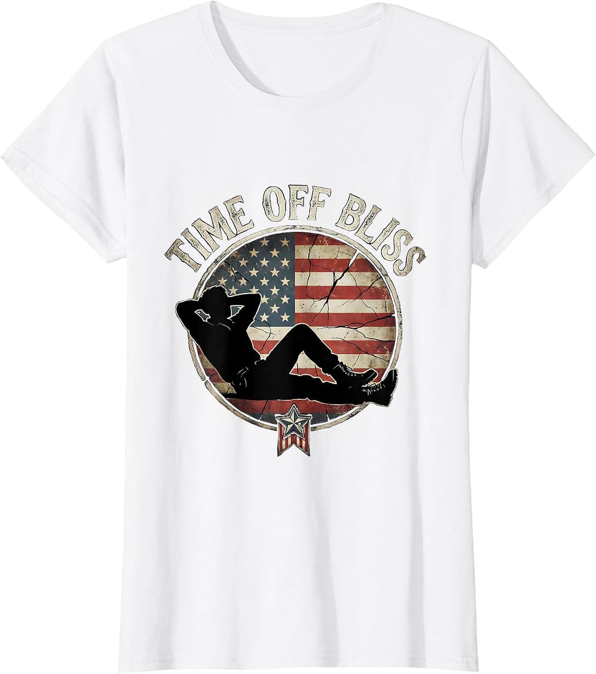 Time Off Bliss Labor Day Sleep-In Celebration T-Shirt - White