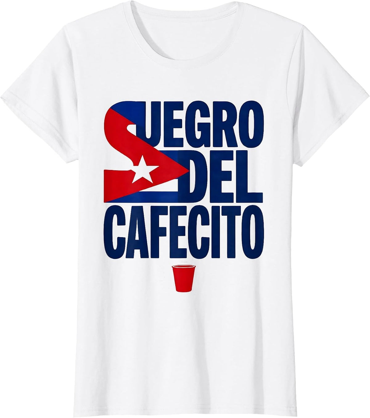 Suegro Del Cafecito Funny Cuban Family Heritage Gift T-Shirt - White