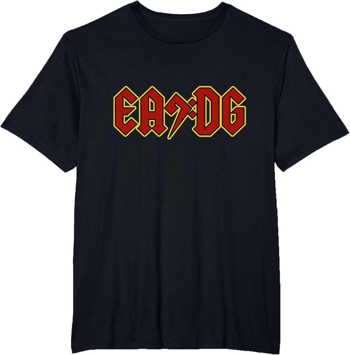 Bass Guitar EADG Bass Clef for Bassist T-Shirt - Black