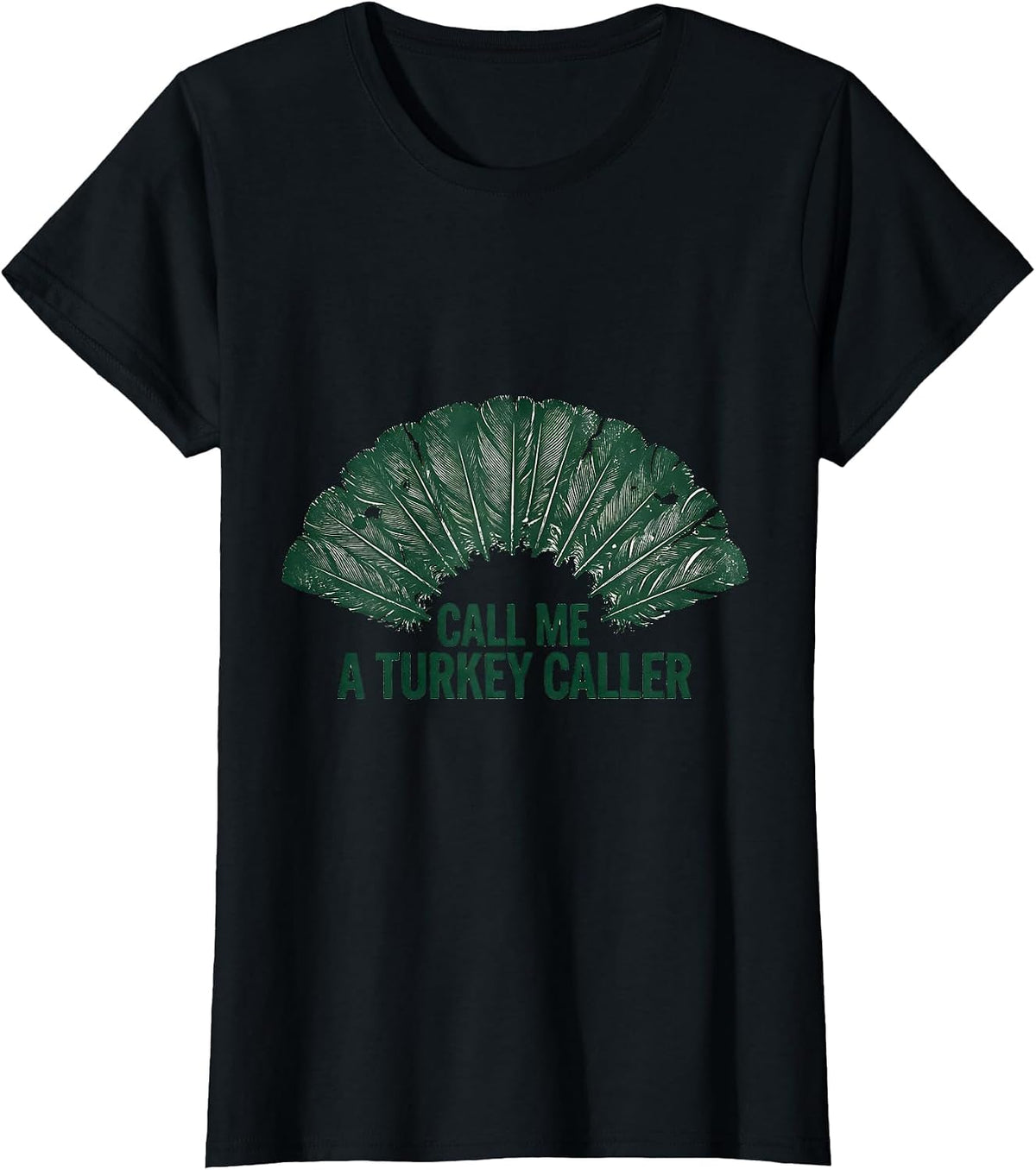 Call Me a Turkey Caller Rubber Stamp Turkey Hunting Gift T-Shirt - Black