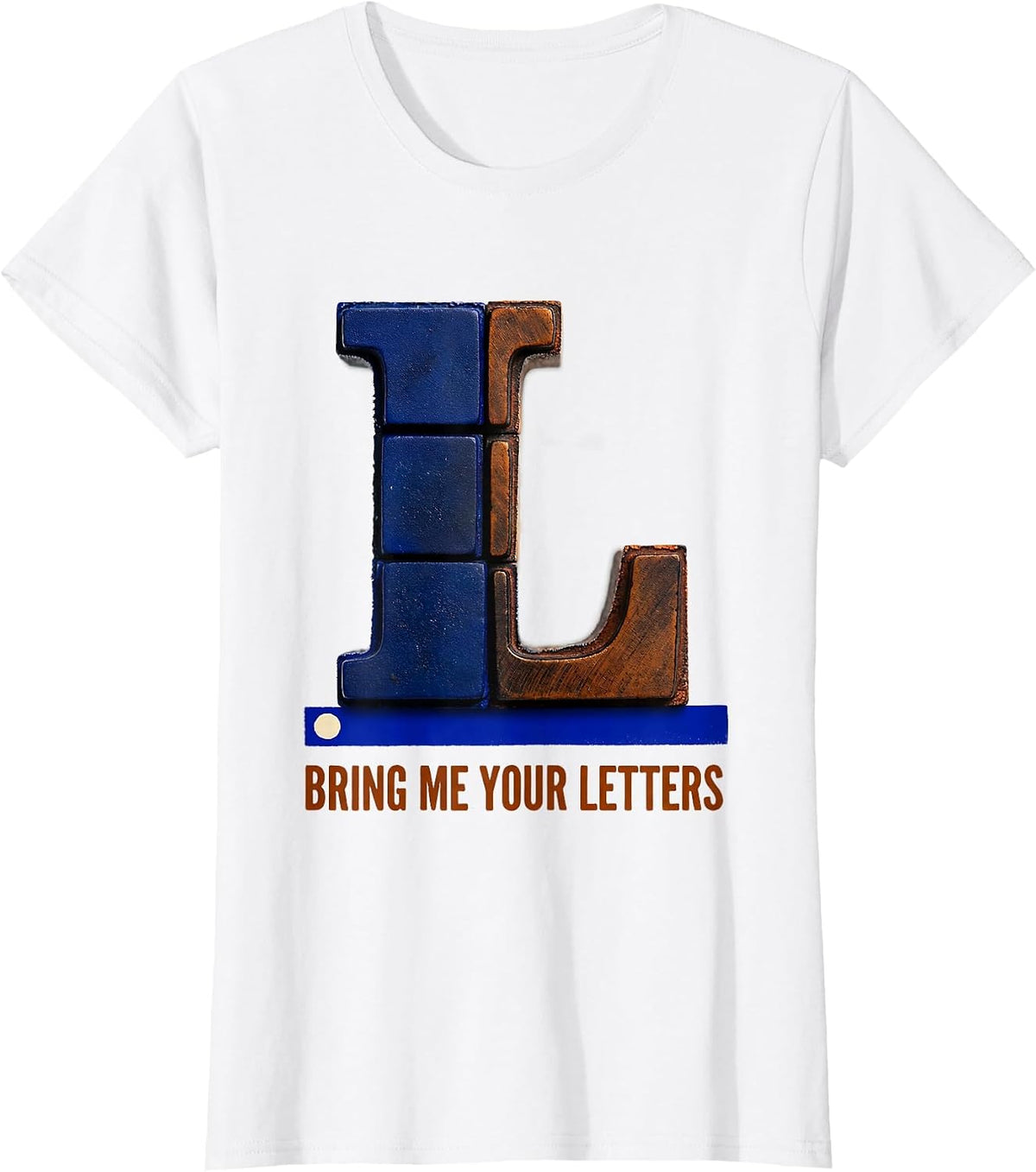 Women's Bring Me Your Letters Rubber Stamp Pre-K Teacher Back To T-Shirt - White