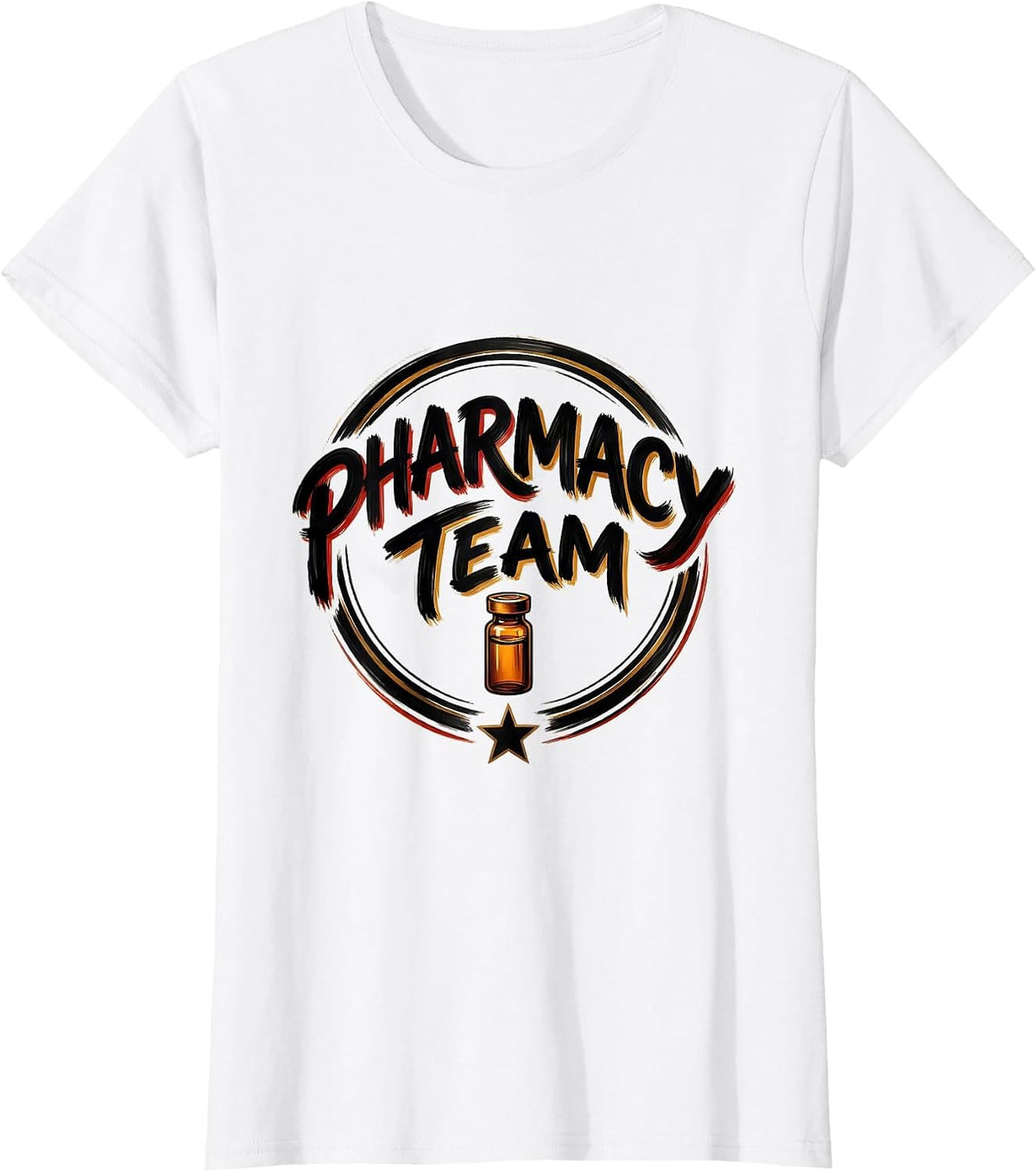 Pharmacy Team Funny Pharmacy Technician Day Crew Gift T-Shirt - White