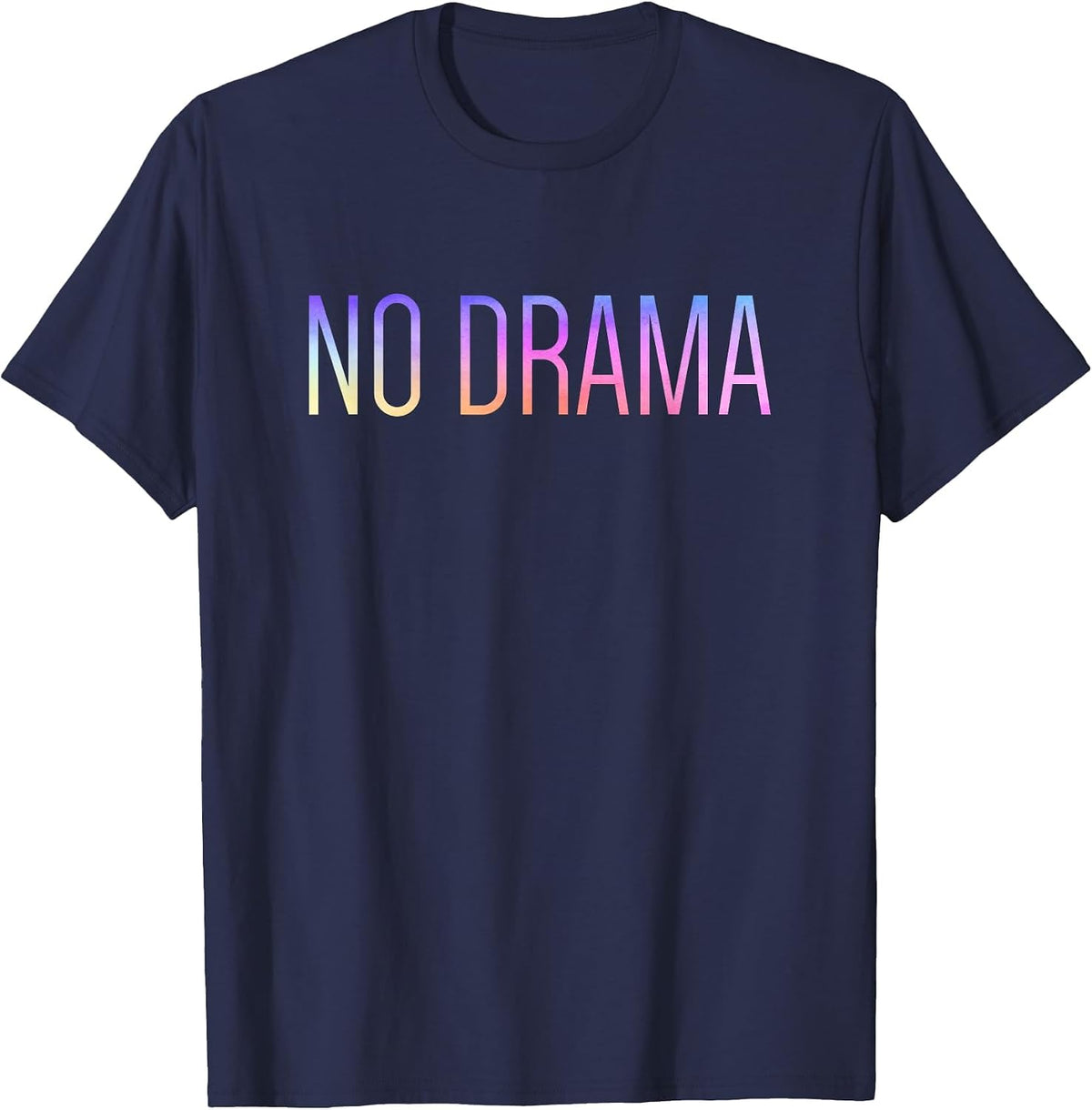 No Drama T-Shirt - Navy Blue