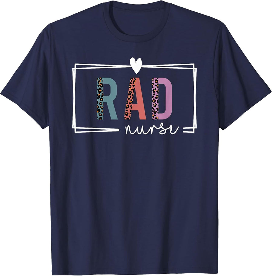 Rad Nurse Radiology Nurse Nurses Day T-Shirt - Navy Blue