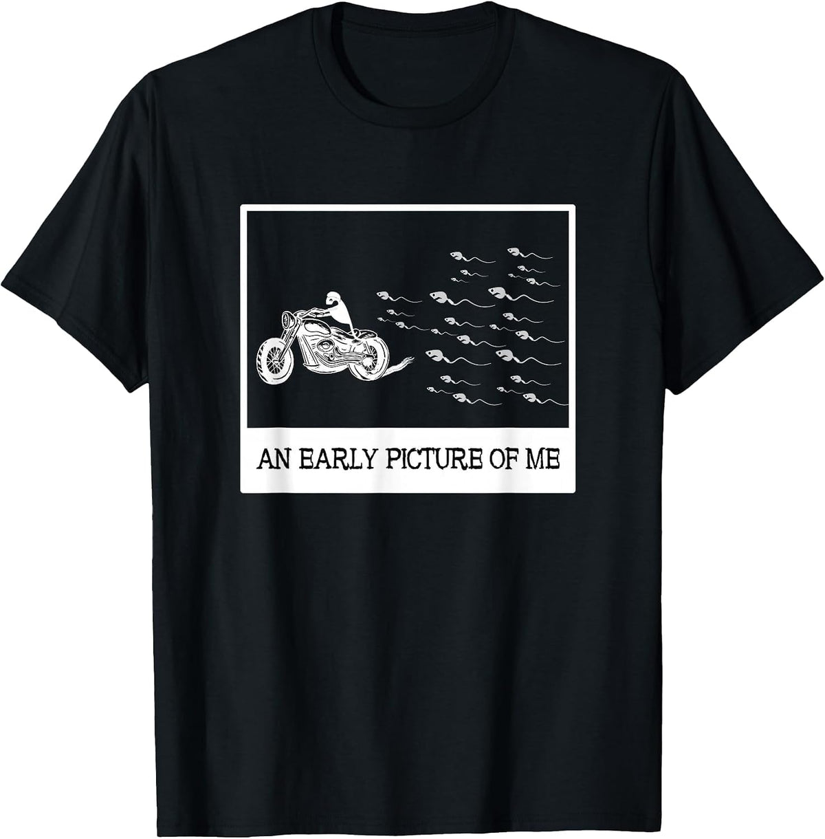 Funny Motorcyclist Motorcycle Biker for Men and Women T-Shirt - Black