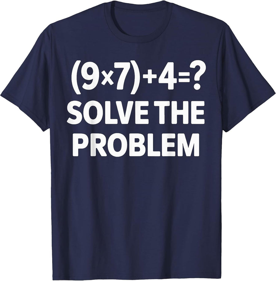 67 Meme PEMDAS Elementary Math Teacher T-Shirt - Navy Blue