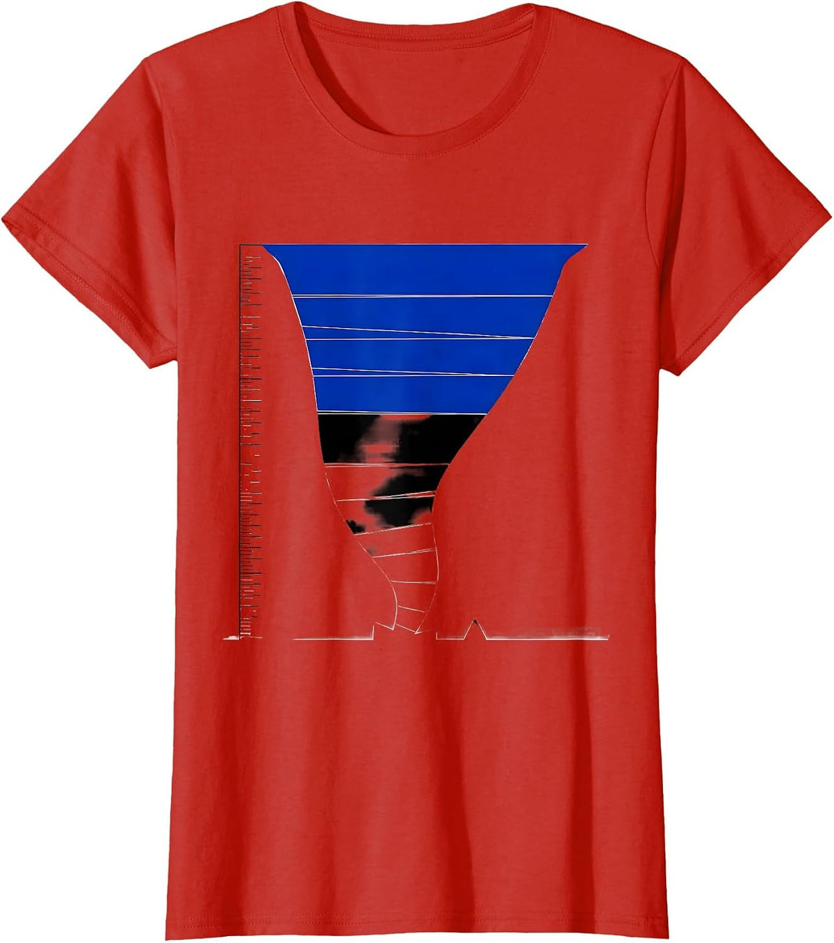 Tornado Weather Storm Chaser Meteorology Humor T-Shirt - Red