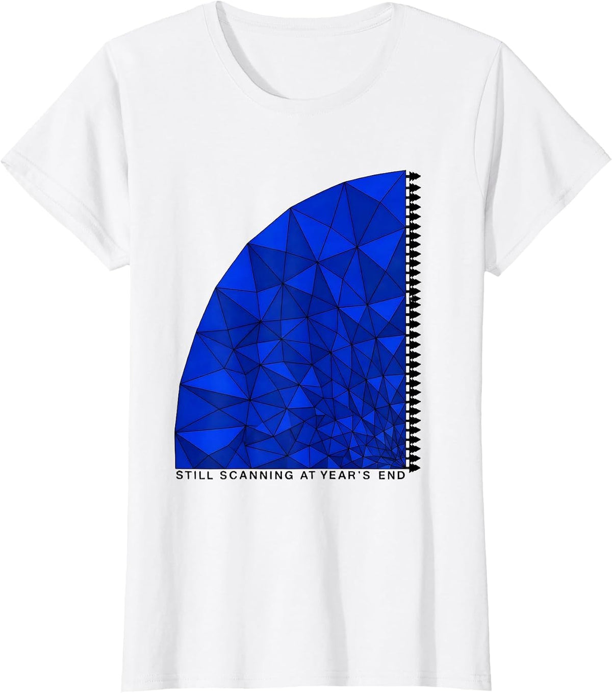 Still Scanning At Year's End Funny Sonographer Ultrasound T-Shirt - White