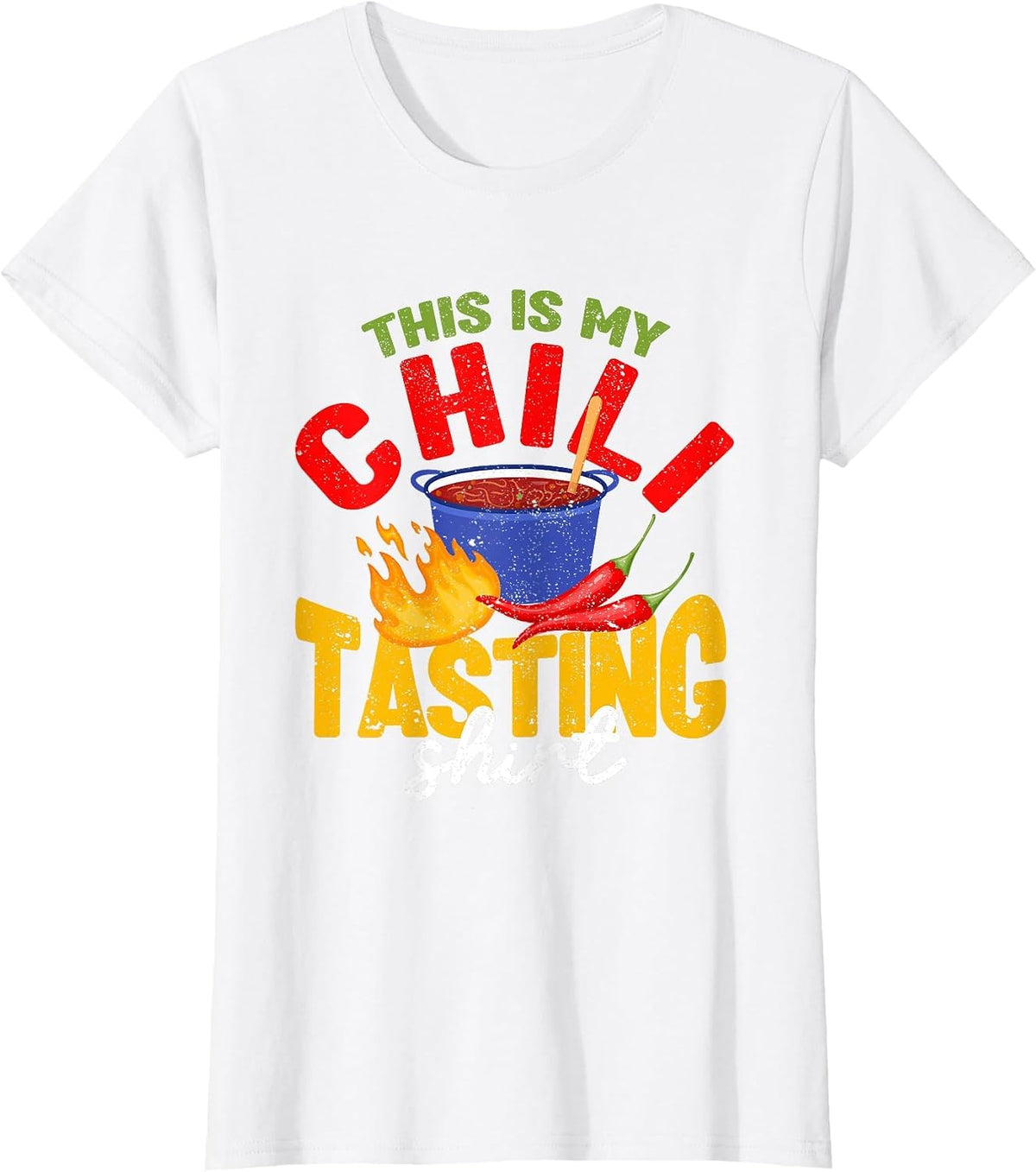 This is My Chili Tasting Shirt Cook Off Cooking Competition T-Shirt - White
