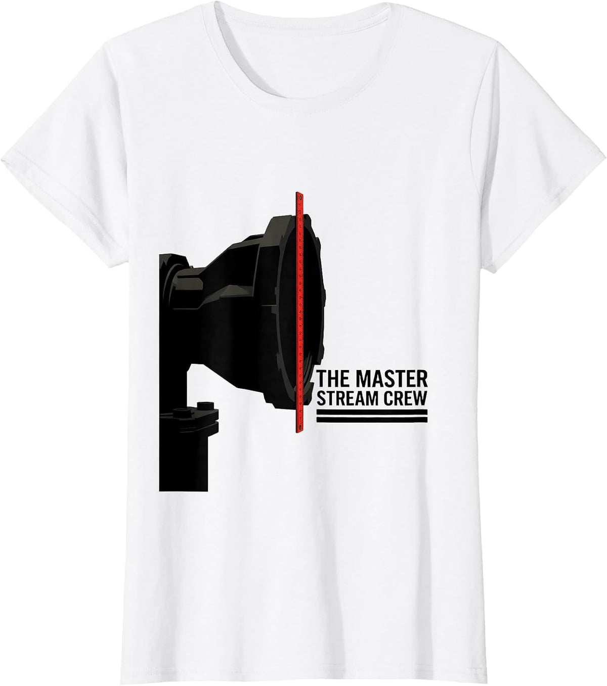 Women's THE MASTER STREAM CREW Swiss International Firefighter Crew T-Shirt - White