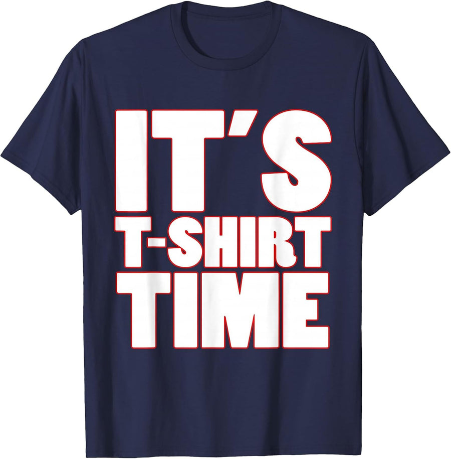 Gym Tan Laundry GTL New Jersey It's T-Shirt Time T-Shirt - Navy Blue