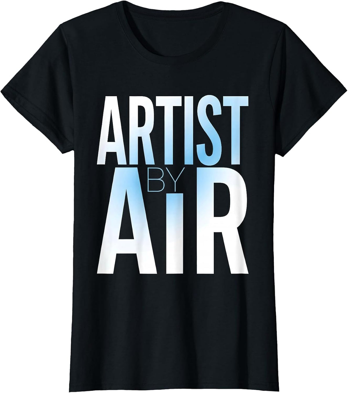 Artist By Air Airbrush Art Design T-Shirt - Black