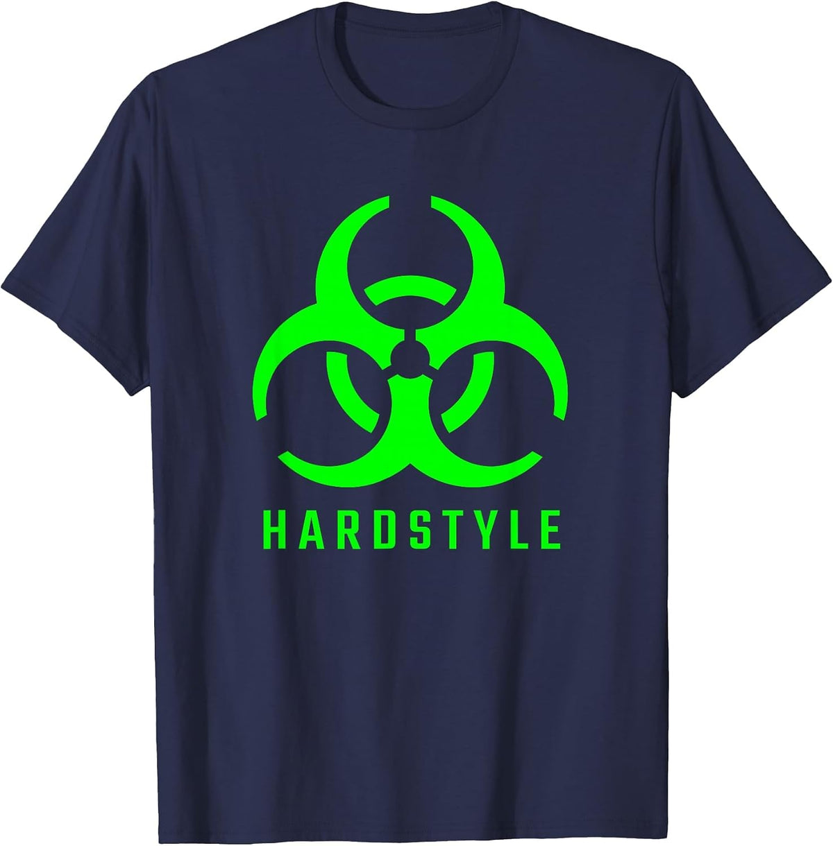 Hardstyle Shirt Biohazard Merchandise for Men, Women T-Shirt - Navy Blue