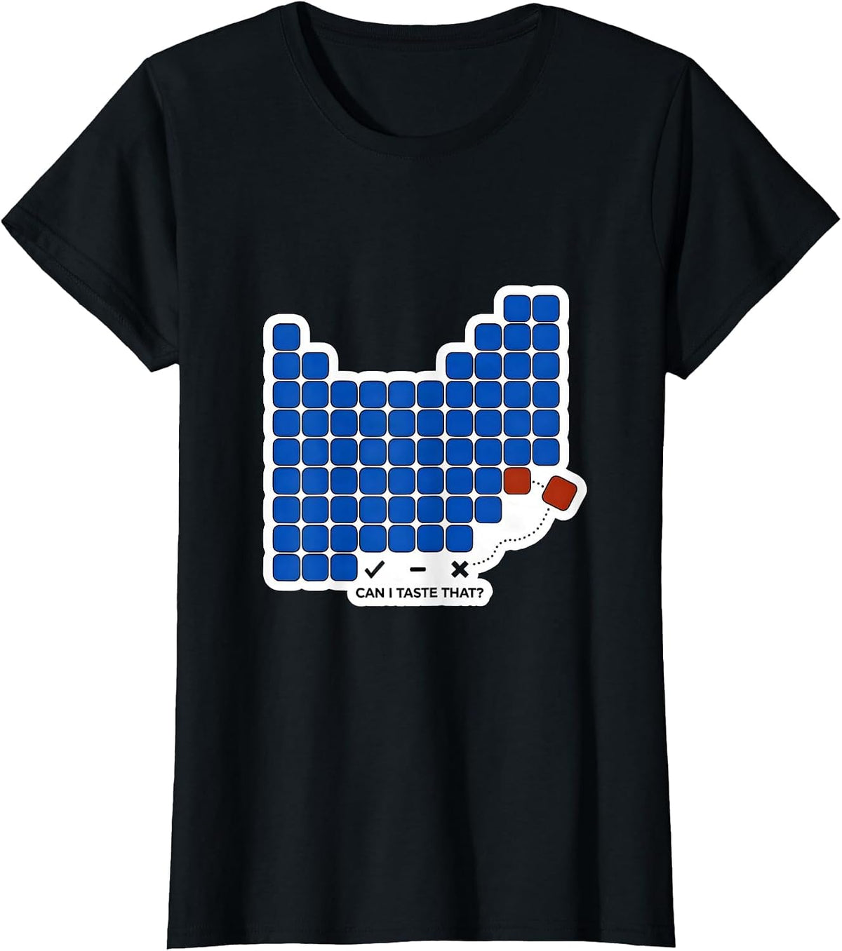 Can I Taste That Funny Periodic Table Chemistry Teacher T-Shirt - Black