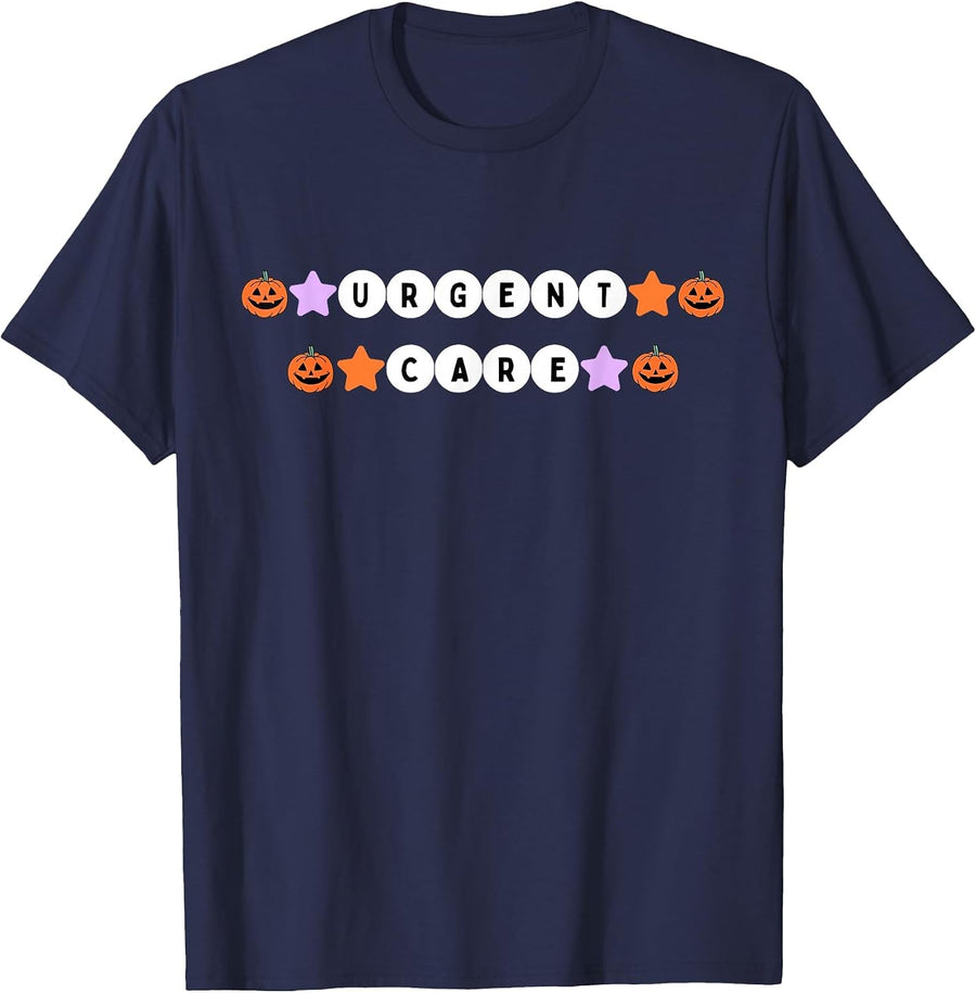 Friendship Bracelet Urgent Care Nurse Halloween Fall Costume T-Shirt - Navy Blue