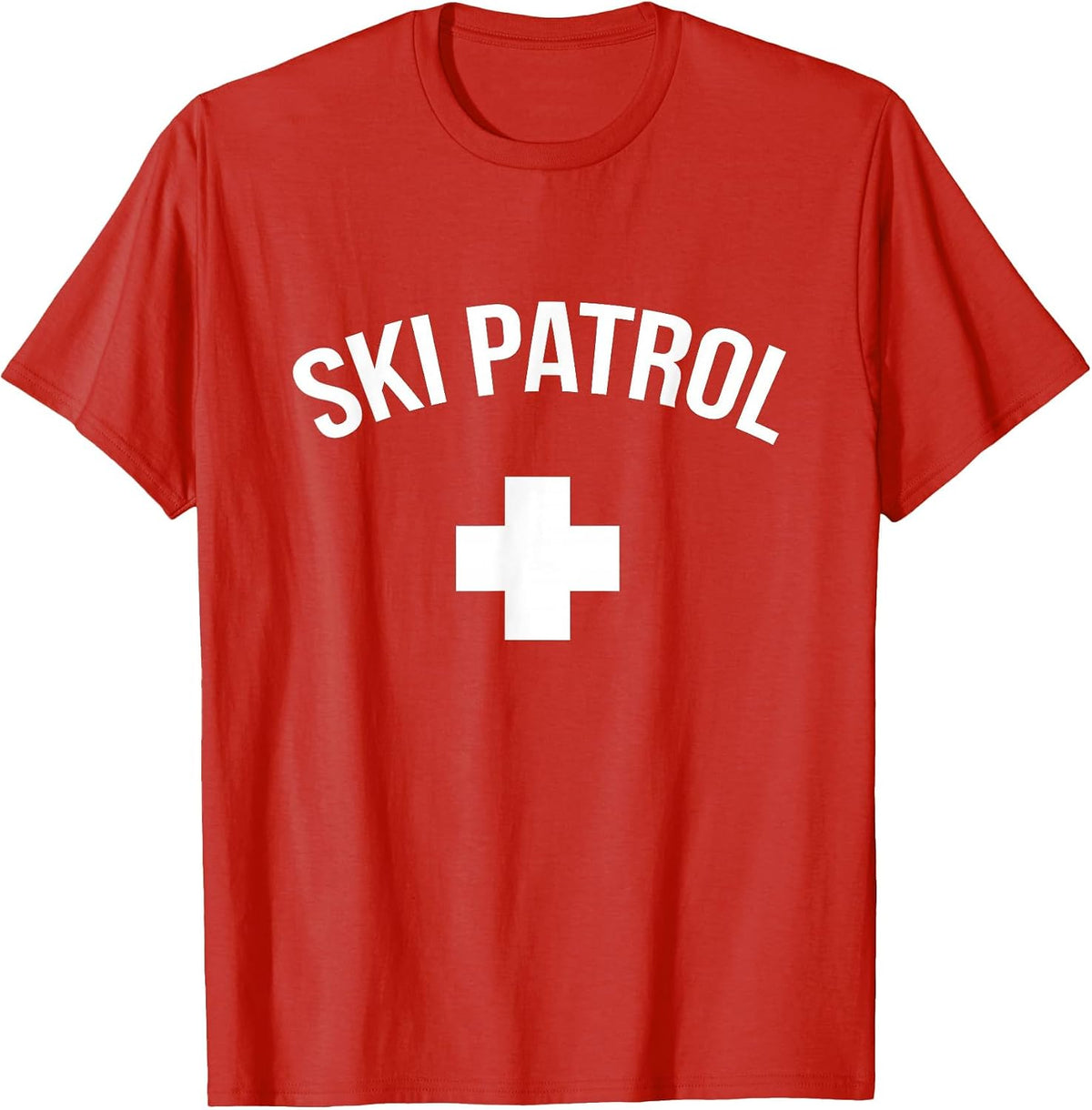 Ski Patrol Red & White Certified T-Shirt - Red