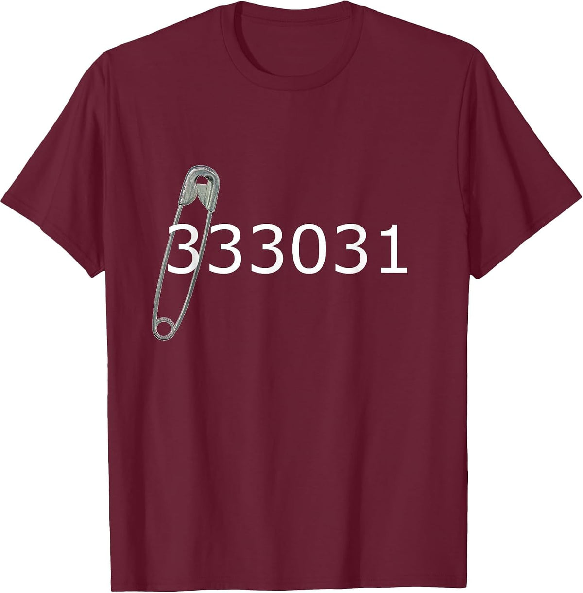 BITS PILANI pin 333031 T-Shirt - Burgundy