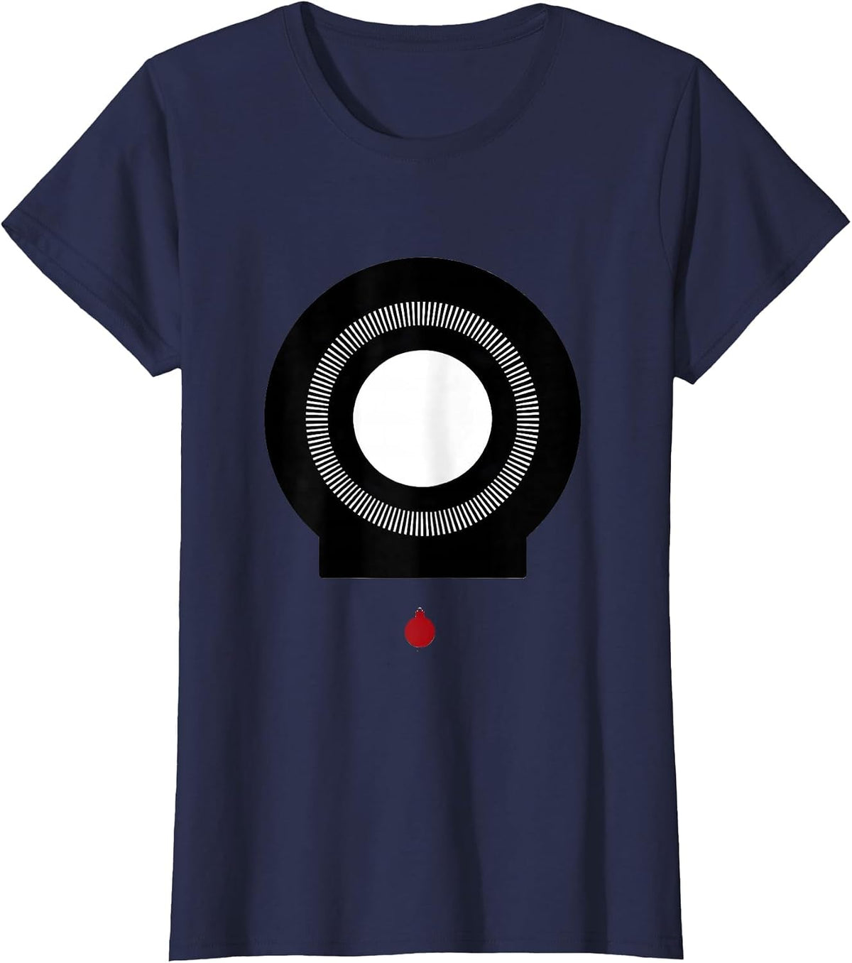 Women's CT Scan Ring Radiology Tech Christmas Humor T-Shirt - Navy Blue
