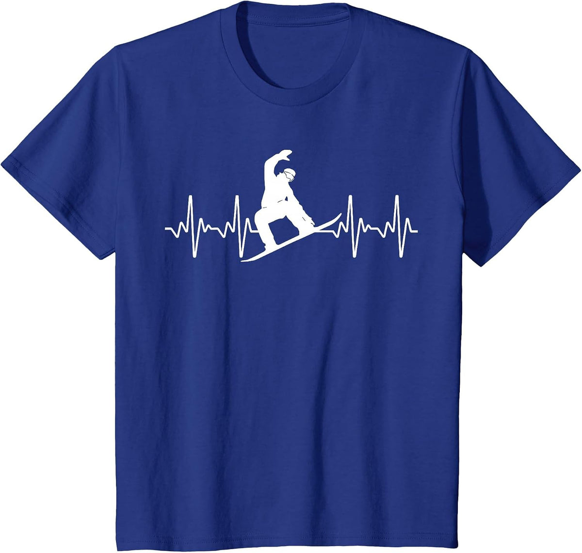 Funny Snowboarding Lover Art for Men Women Snowboarder T-Shirt - Royal Blue