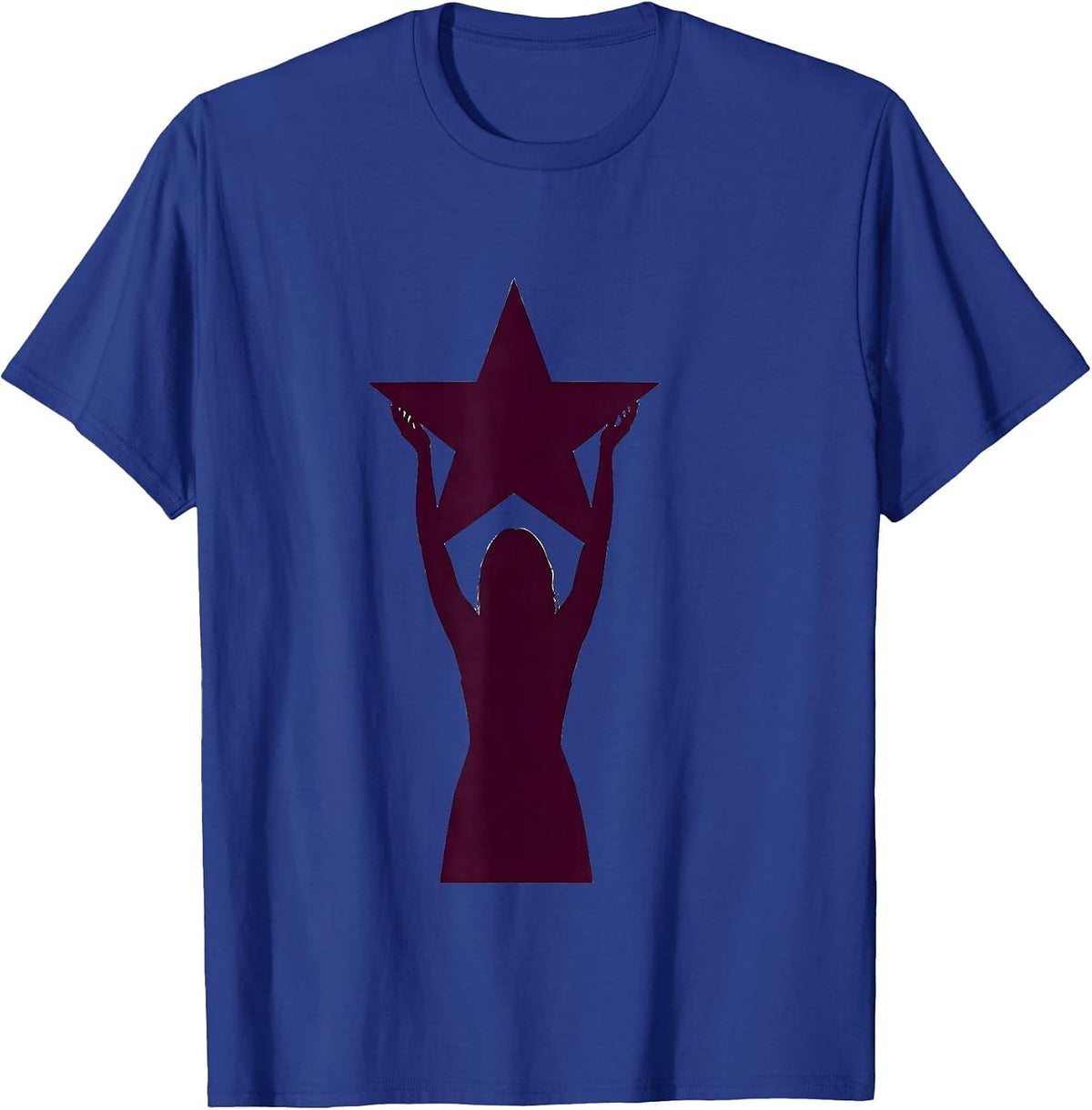 Paraprofessional Star Trophy Champion Graphic T-Shirt - Royal Blue