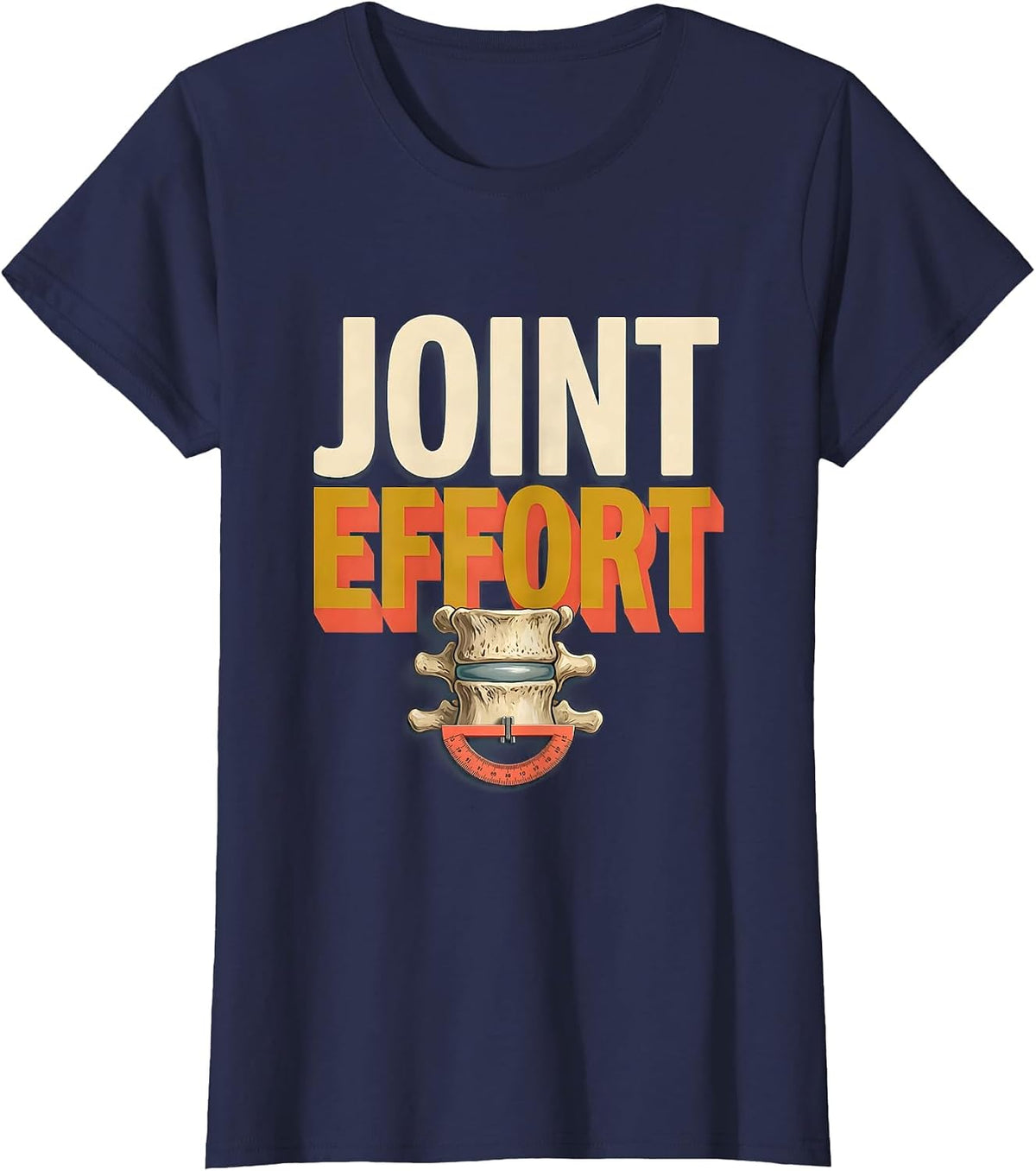 Women's Joint Effort Physical Therapist Occupational Therapist Rehab T-Shirt - Navy Blue