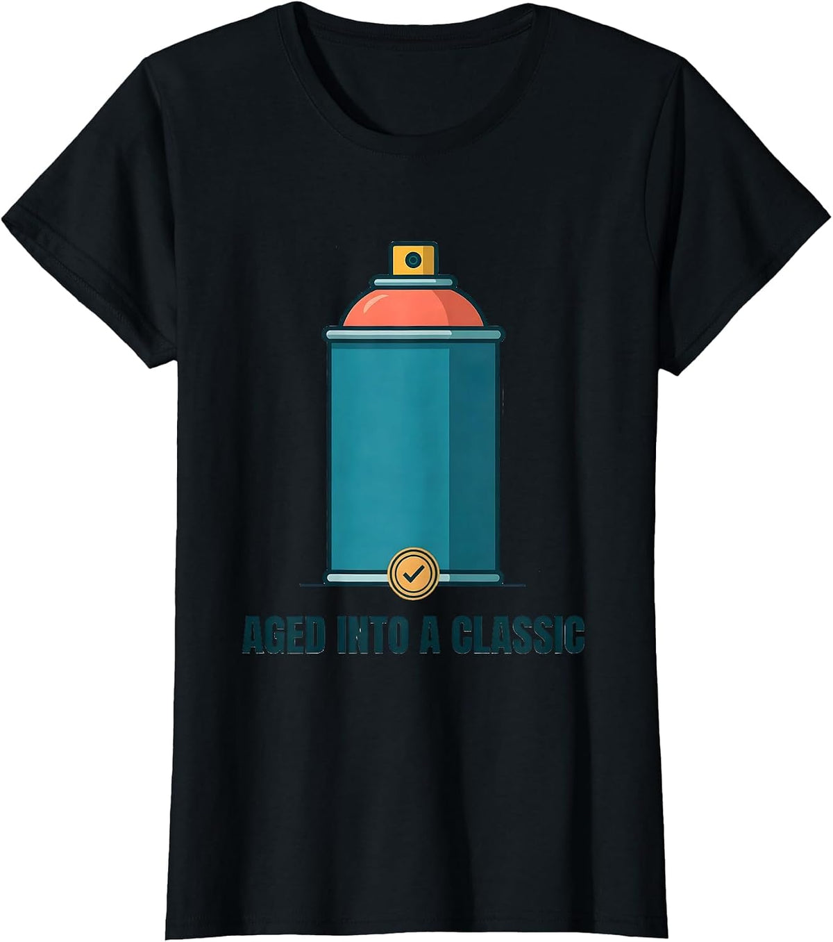 Aged Into A Classic Vintage 90s Hip-Hop Rap Music Nostalgia T-Shirt - Black
