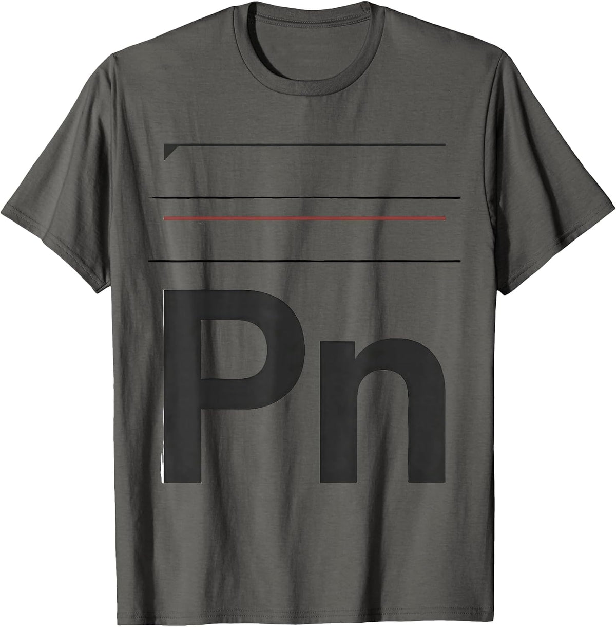 Pn Funny Chemistry Periodic Table Pun Science Enthusiast T-Shirt - Asphalt Grey