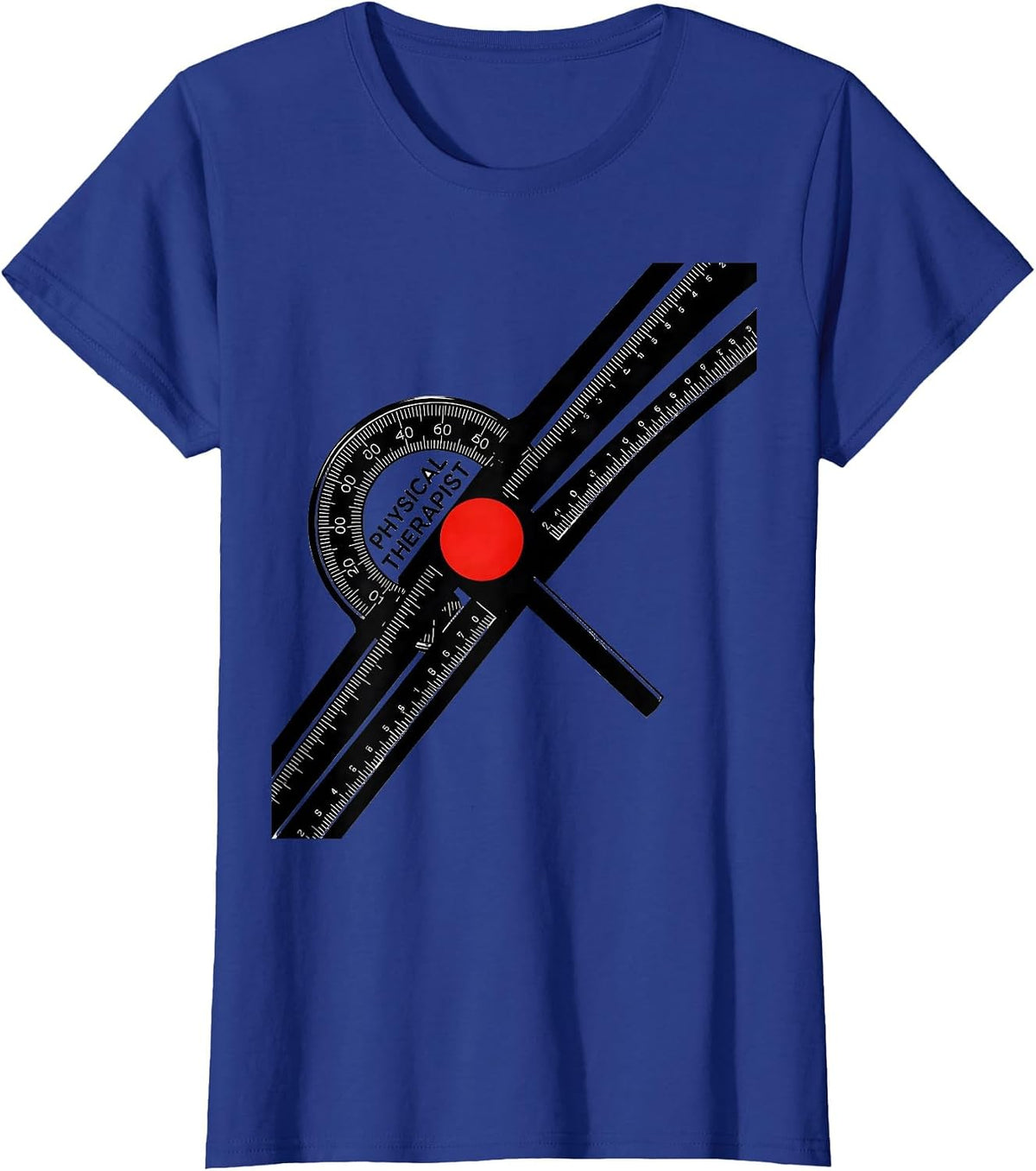 Women's Physical Therapist Constructivist Poster Rehab Team Gift T-Shirt - Royal Blue