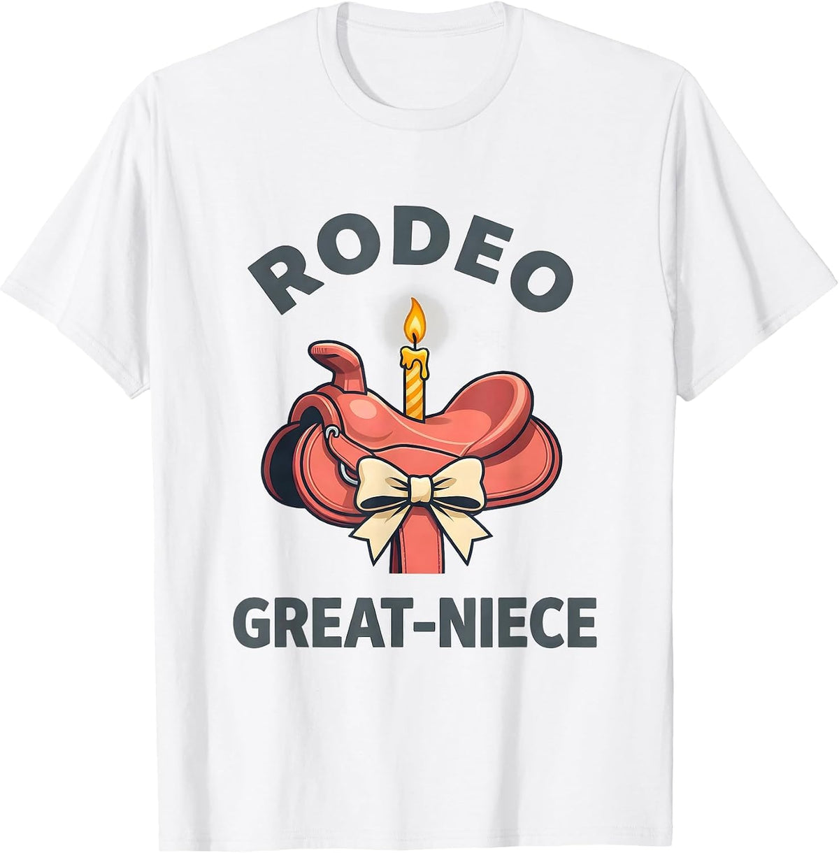 Rodeo Great-Niece Pink Boots Coquette CowGirl Birthday Party T-Shirt - White