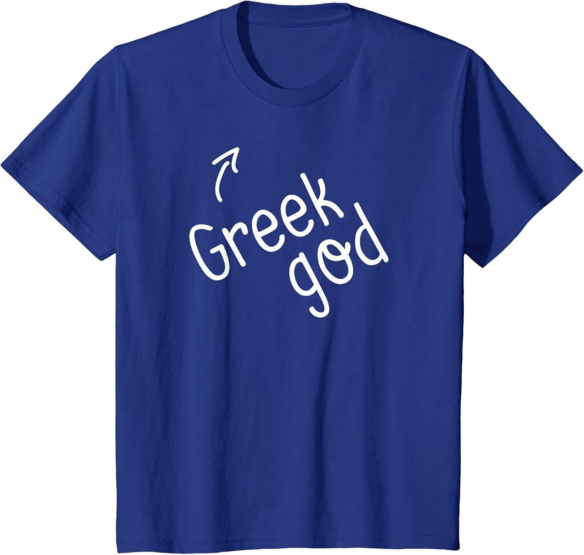 Greek God Halloween Costume Greek Mythology Lover Men Boys T-Shirt - Royal Blue