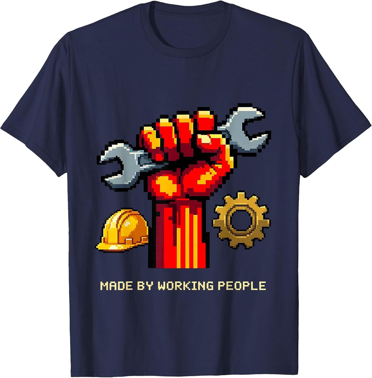 Made by Working People Labor Day Graphic T-Shirt - Navy Blue