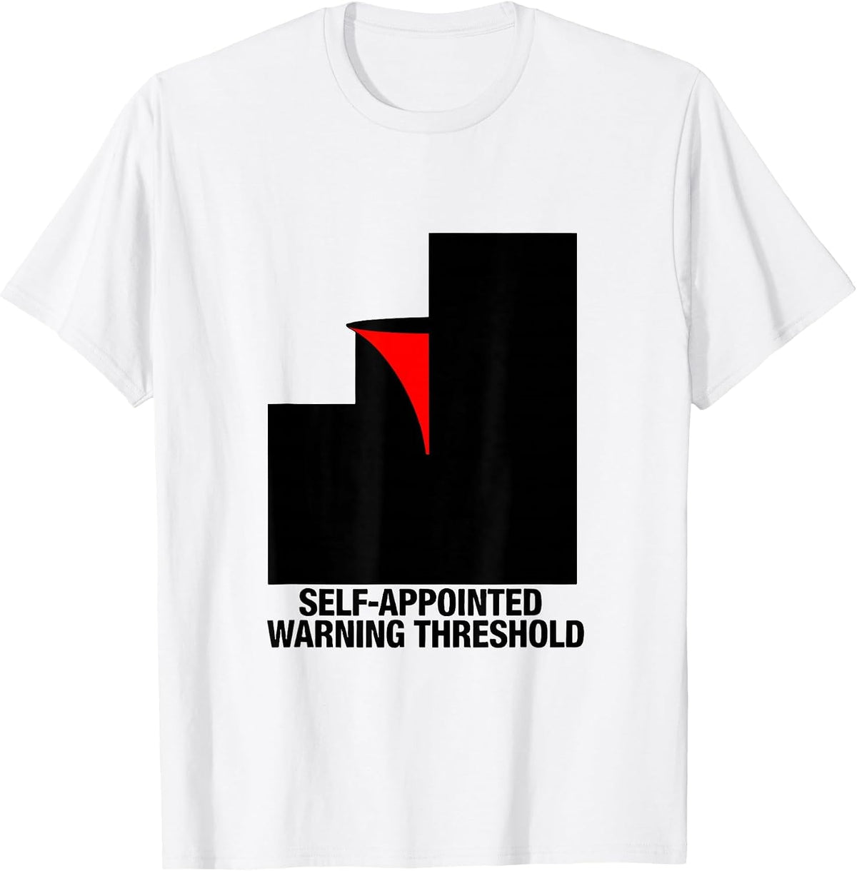 Men's Self-Appointed Warning Threshold Storm Chaser Meteorology T-Shirt - White