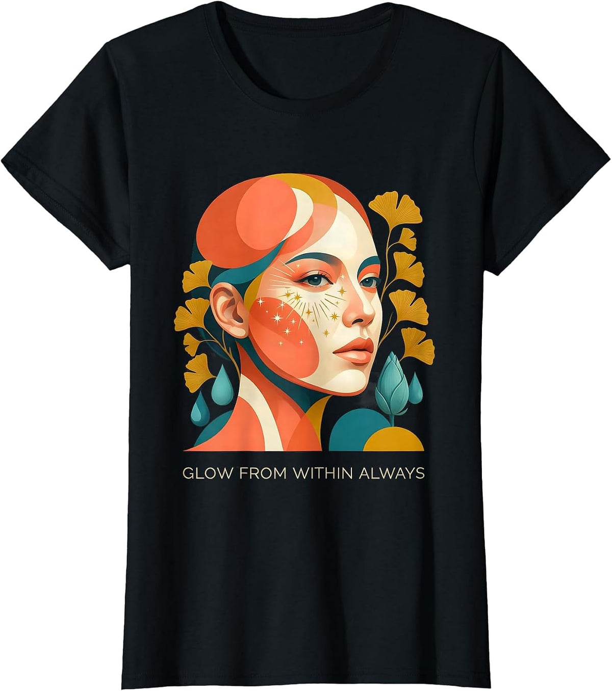 K-Beauty Glass Skin Glow From Within Always T-Shirt - Black