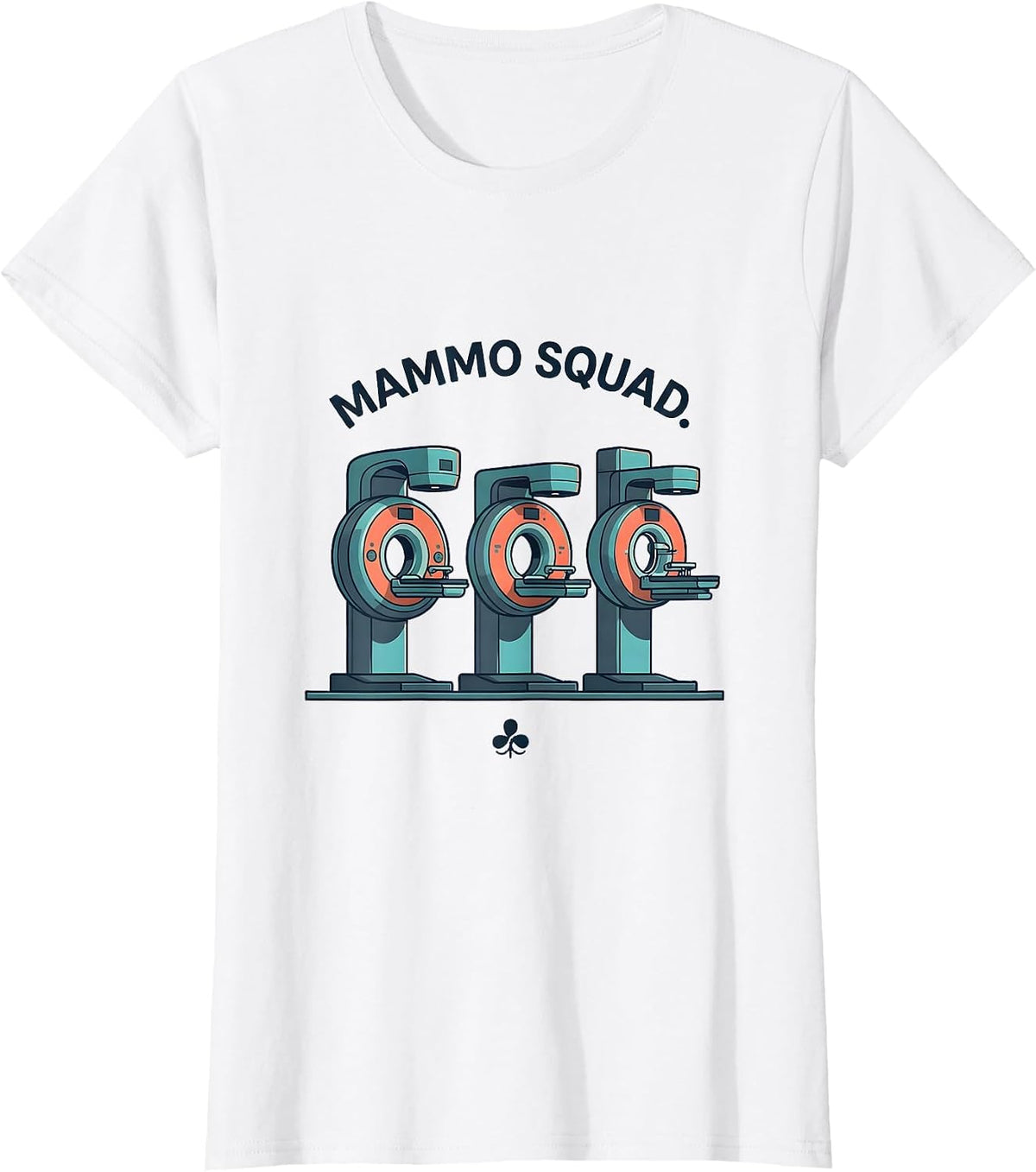 Women's Mammo Squad Radiology Tech Cute Rad Tech Occupation Pride T-Shirt - White