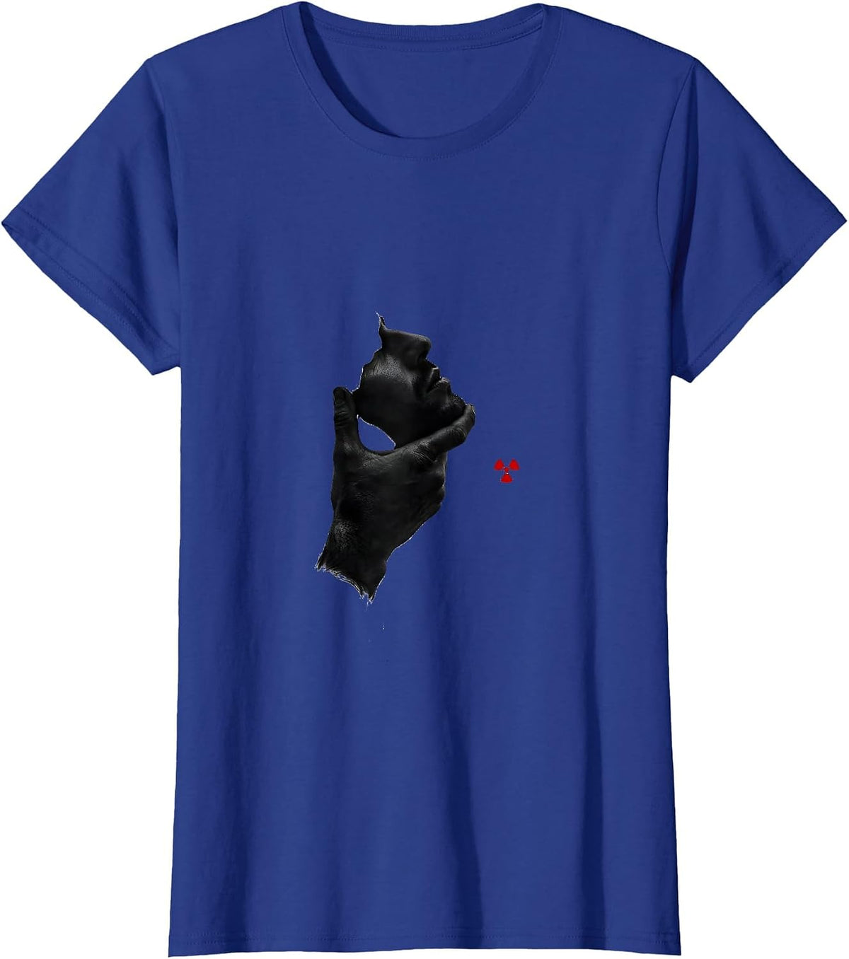 Women's Chin Position Radiology Tech Minimalist Rad Tech Gift T-Shirt - Royal Blue