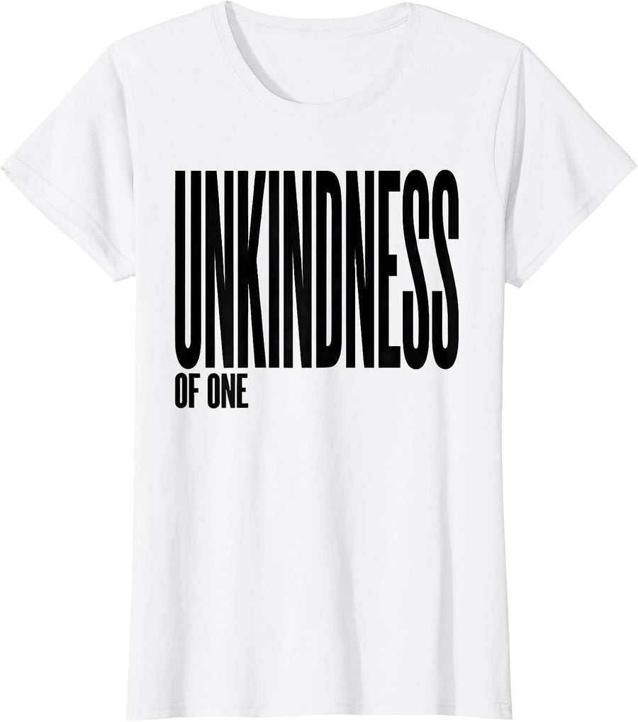 Women's Unkindness Of One Dark Humor Crow Raven Gothic Bird Lover T-Shirt - White