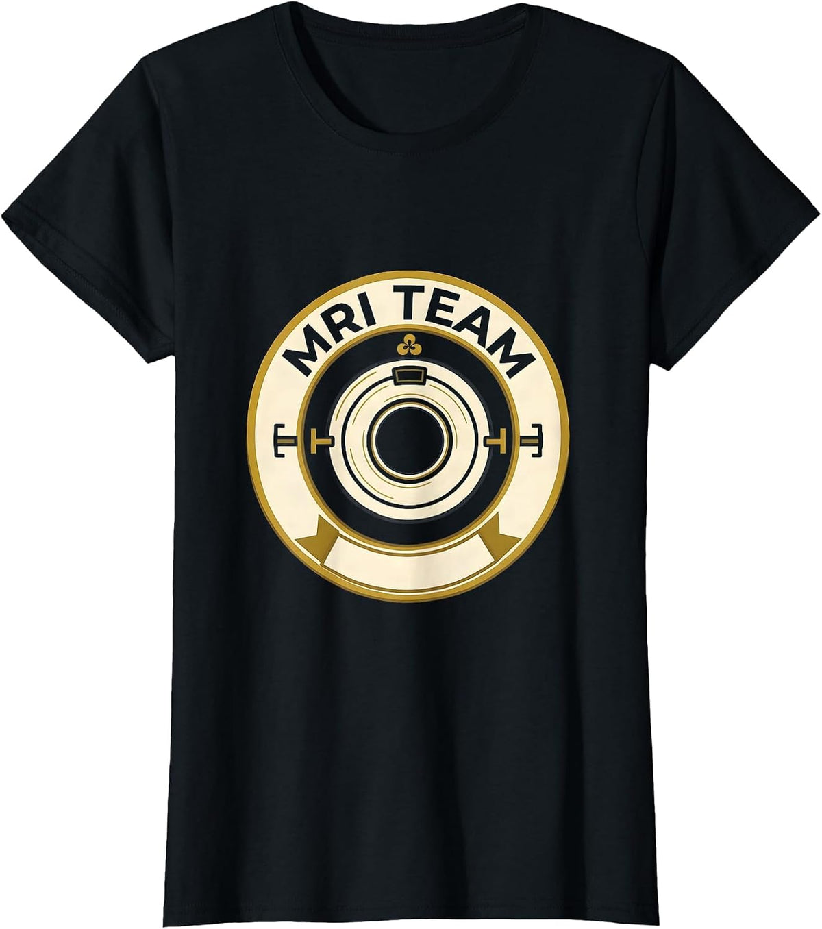 MRI Team Radiology Tech Rad Tech X-Ray Healthcare Worker T-Shirt - Black